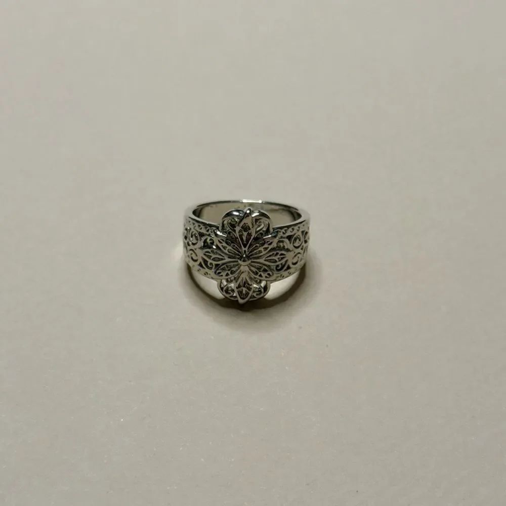 Boho flower ring M1337 - Picture 3 of 5